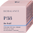 Hűsítő szemkörnyékápoló gélkrém P38 De-Puff BIOBALANCE