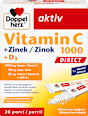 Vitamín C 1000 + D3 + Zinek DIRECT Doppelherz