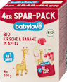 BIO kašica u vrećici od trešnje, banane i jabuke, 12+mj. (4x100 g) babylove