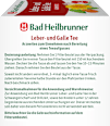 Arzneitee, Leber- & Galle Tee (12 Beutel) Bad Heilbrunner