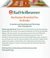 Arzneitee, Husten-Bronchial Tee für Kinder (12 Beutel) Bad Heilbrunner