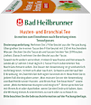 Arzneitee, Husten- & Bronchial Tee (12 Beutel) Bad Heilbrunner