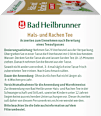 Arzneitee, Hals- & Rachen Tee (12 Beutel) Bad Heilbrunner