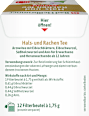 Arzneitee, Hals- & Rachen Tee (12 Beutel) Bad Heilbrunner