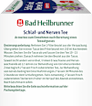 Arzneitee, Schlaf- & Nerven Tee (12 Beutel) Bad Heilbrunner