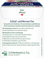 Arzneitee, Schlaf- & Nerven Tee (12 Beutel) Bad Heilbrunner
