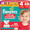 Baby Pants Gr. 4 (9-15 kg) Big Economy Pack Pampers baby-dry