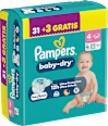 Windeln Gr. 4 (9-14 kg) Pampers baby-dry
