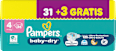 Windeln Gr. 4 (9-14 kg) Pampers baby-dry