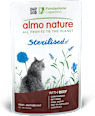 Cibo umido per gatti Sterilised con manzo almo nature