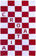 Ručnik za plažu – crveno-bijele kockice Dekoracija i uređenje