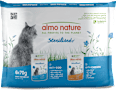 Cibo per gatti adulti Holistic Sterilised con merluzzo e pollo almo nature
