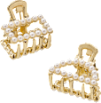 Haarklammern mit Perlen, Gold-Optik ebelin
