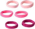 Haargummis weich mini, rosa ebelin