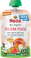 Quetschie Pelican Peach Pfirsich, Erdbeere, Apfel & Hafer ab dem 6. Monat Holle
