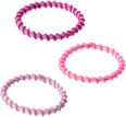 Haargummis gedreht rosa ebelin