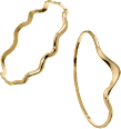 Armreife recycelt, Gold-Optik ebelin