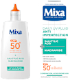 Слънцезащитен флуид със салицилова киселина, SPF 50+ Mixa