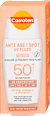 Слънцезащитен флуид за лице против петна SPF 50+ Carroten