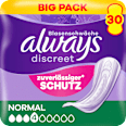 discreet Einlagen Inkontinenz Normal, Big Pack always