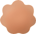 Silikon-Nippelpads Beige (2 Paar) ebelin