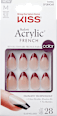 Künstliche Nägel Salon Acrylic French Catchy KISS