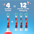 Aufsteckbürsten Kinder Spiderman, ab 3 Jahren, extra weich Oral-B