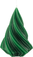 Kerze gedrehter Tannenbaum, dunkelgrün Profissimo