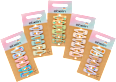 Haarclips mini bunt ebelin