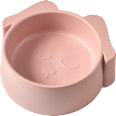 Fressnapf aus Bambus, Hund, hellrosa (22,5x20,5x7,2 cm) BOLTZE