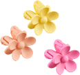 Haarklammern Blumen rosa, pink, gelb ebelin