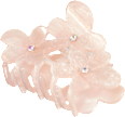 Haarklammer Blume rosé ebelin