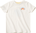 T-Shirt mit Schultüten-Rückenprint, weiß, Gr. 122 ALANA