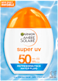Слънцезащитен флуид за лице Super Uv SPF 50 GARNIER AMBRE SOLAIRE