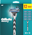 Mach3 brijač sa 12 zamjenskih patrona  Gillette