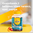 Gumivitamin Immune Kids, narancs, eper, papaya ízű Supradyn