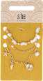 Armband Perlen gold s-he stylecollection