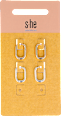 Creolen Ohrstecker gold und silber s-he stylecollection