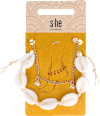 Fußkette Muscheln gold s-he stylecollection