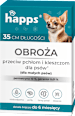Obroża przeciw pchłom i kleszczom dla małych psów happs