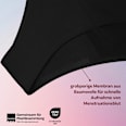 Periodenunterwäsche Slip Cheeky Schwarz Gr. XS dais