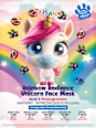Maska za obraz Unicorn, v obliki krpice 7th Heaven