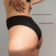 Periodenunterwäsche Slip Cheeky Schwarz Gr. L dais