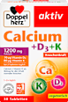 Tabletten Calcium + D3 + K Doppelherz