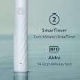 Elektrische Zahnbürste 1100 HX3901/01 weiß Philips Sonicare