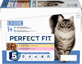 Nassfutter Katze mit Huhn & Lachs, Indoor Multipack (12x85 g) PERFECT FIT