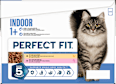 Nassfutter Katze mit Huhn & Lachs, Indoor Multipack (12x85 g) PERFECT FIT