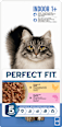 Nassfutter Katze mit Huhn & Lachs, Indoor Multipack (12x85 g) PERFECT FIT