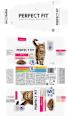 Nassfutter Katze mit Fisch, Huhn & Rind, Vitalität & Fitness, Multipack (12x85 g) PERFECT FIT