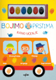 Bojimo prstima - Žuta, rano učenje bojanka MALIK